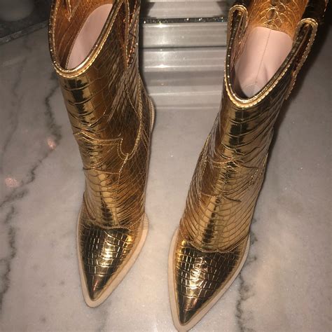 designer Fendi cowboy boots